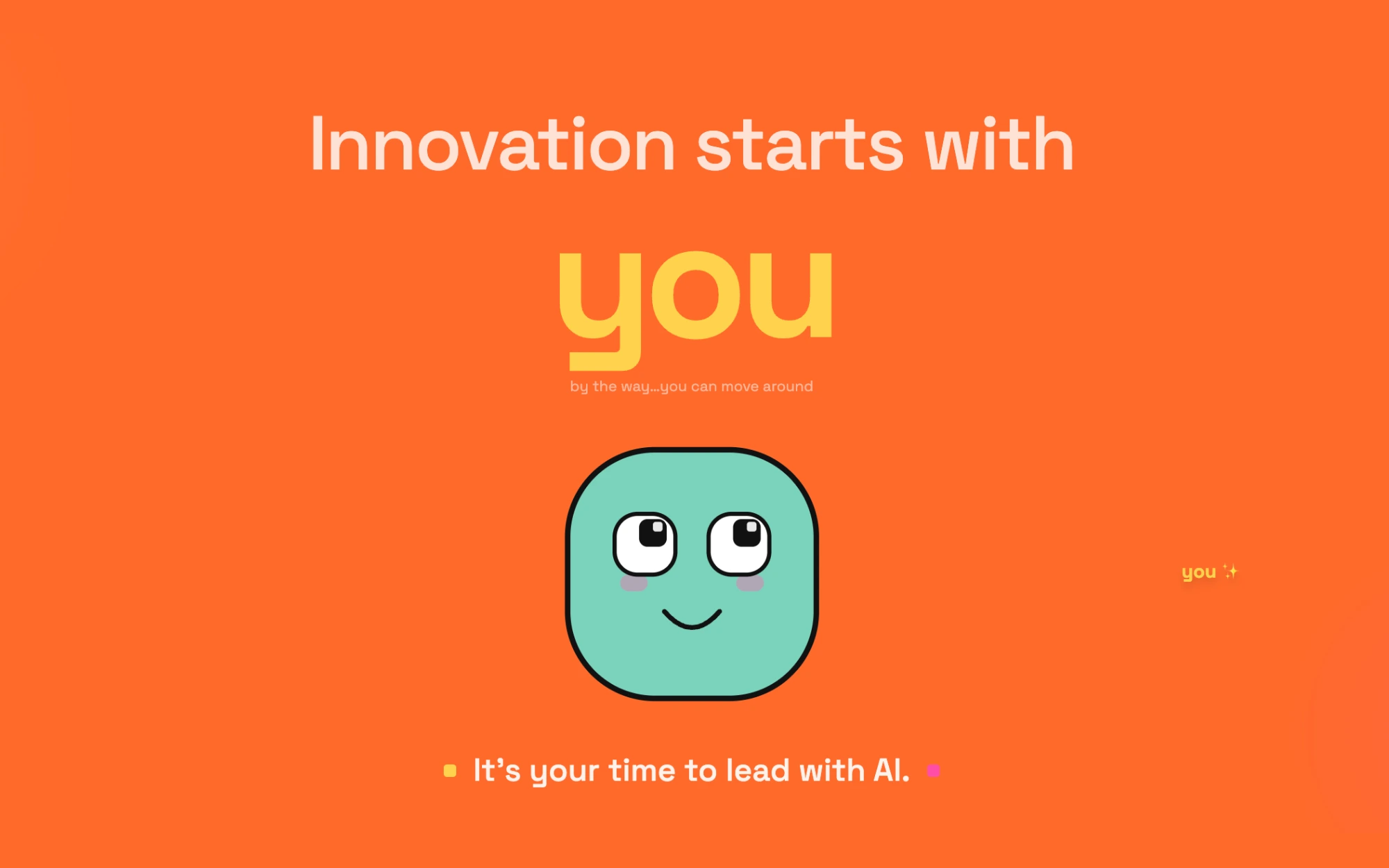 Innovation starts with you